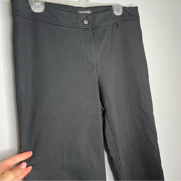 EILEEN FISHER Stretch-Crêpe Slim Wide Leg Pants - Picture 5 of 12